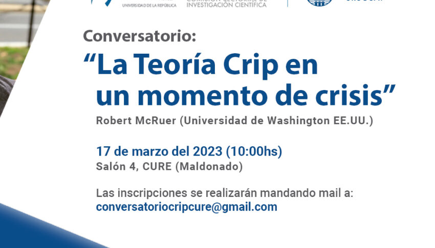 Conversatorio: “La Teoría Crip en un momento de crisis”