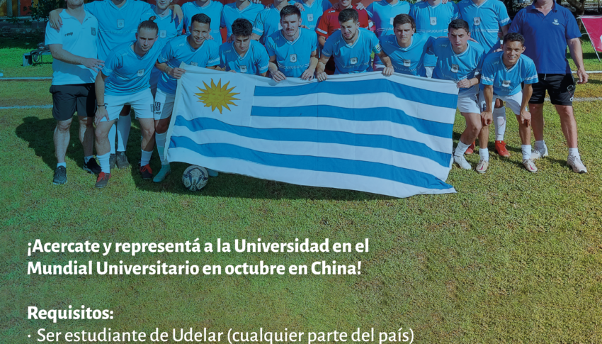 Convocatoria a entrenamientos de la preselección de fútbol masculino de la Udelar