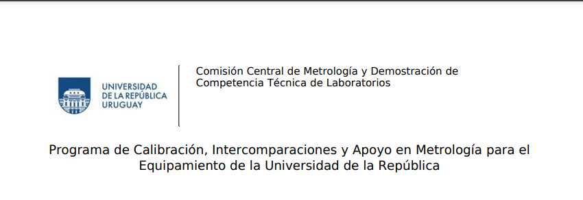 Programa de Calibración, Intercomparaciones y Apoyo en Metrología