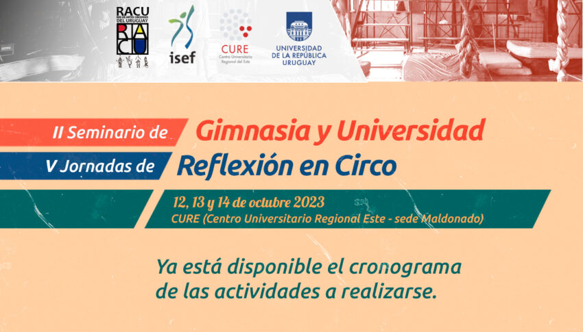 II Seminario de Gimnasia y Universidad V Jornadas de Reflexión en Circo