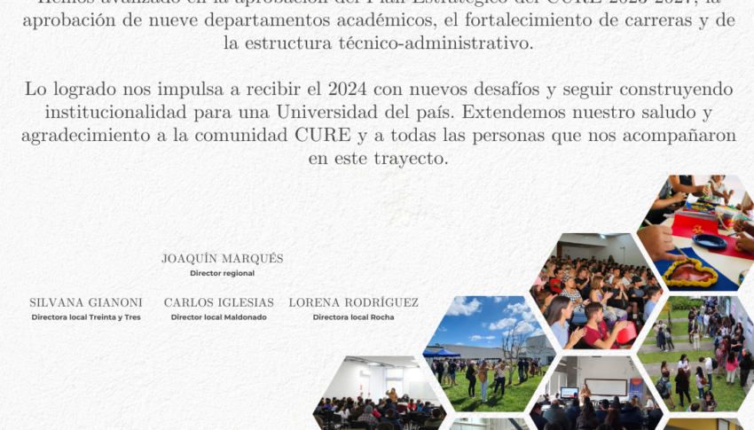 Reflexiones y agradecimientos en este fin de año: un saludo institucional para nuestra comunidad