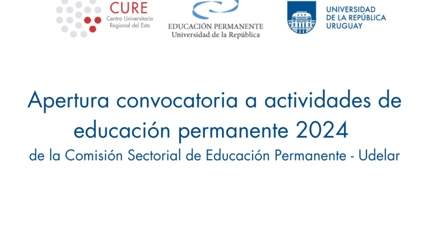 Convocatoria de cursos de Educación Permanente 2024