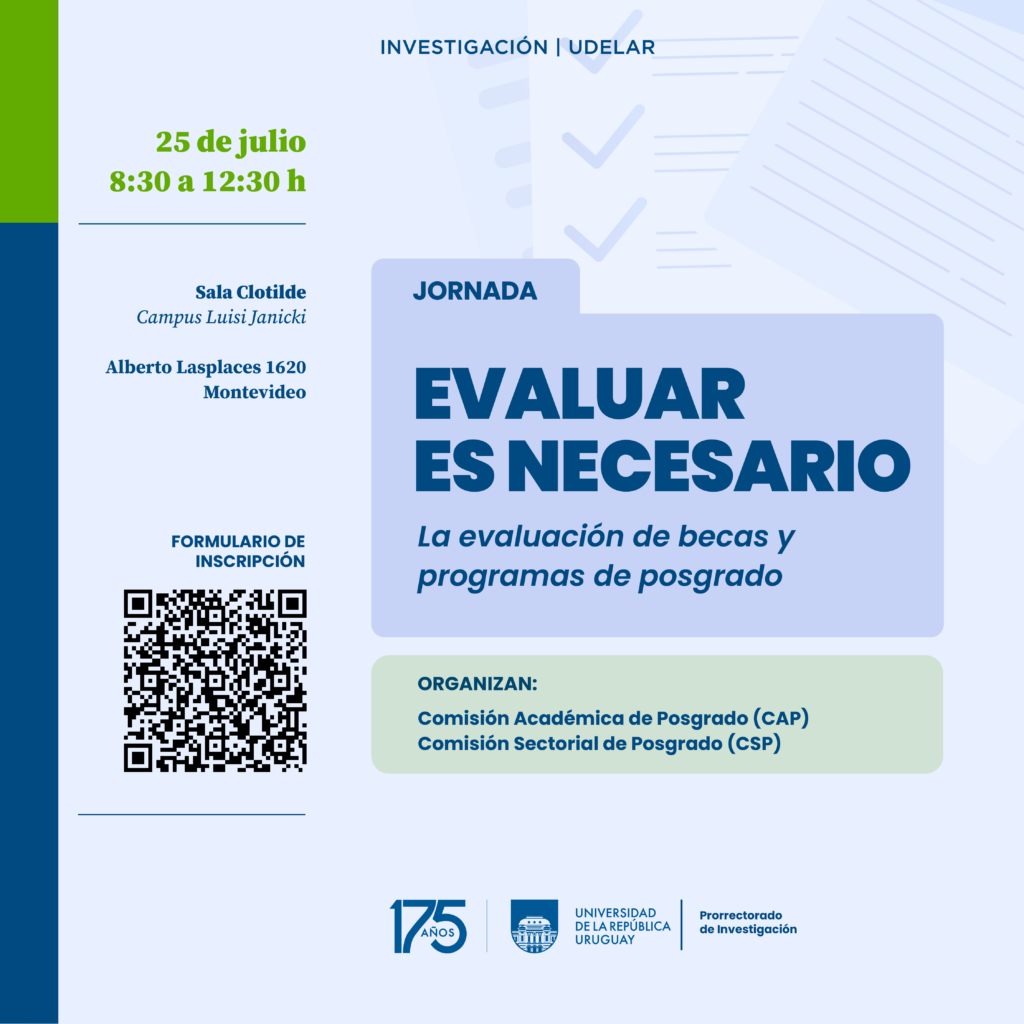 Investigación Udelar, evaluar es necesario