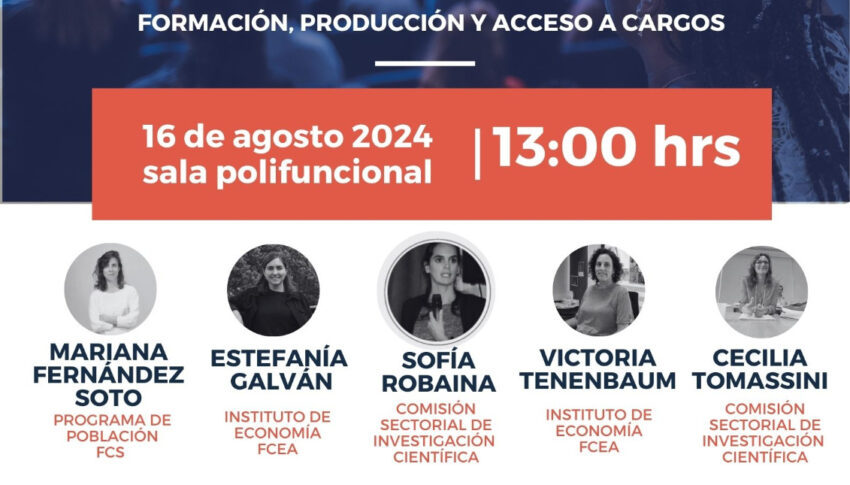 Seminario “Brechas de Género en las Trayectorias Académicas en Uruguay: Formación, producción y acceso a cargos” en la sede Rocha del CURE