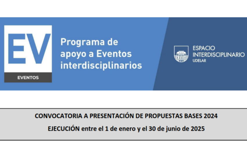 Convocatoria a Eventos Interdisciplinarios para el primer semestre de 2025